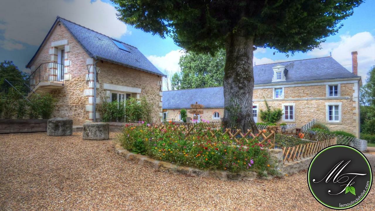 Bed and Breakfast Le Moulin De Follet Fougere  Экстерьер фото
